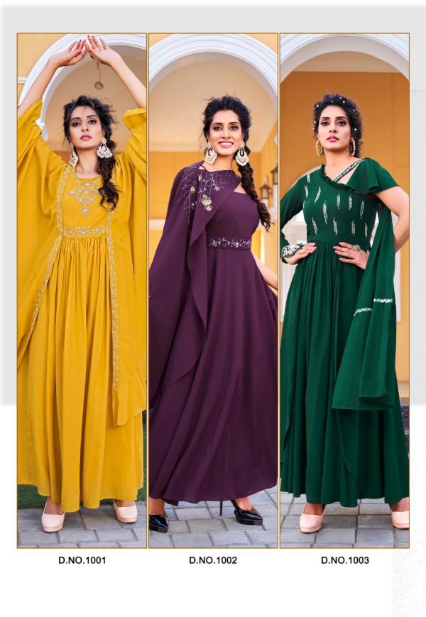 Peher Limelight Vol 1 Fancy Party Wear Georgette Kurti Collection